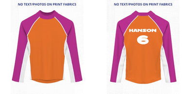 Custom Rash Guard (Kids, Women, Men) Long Sleeve Tuga