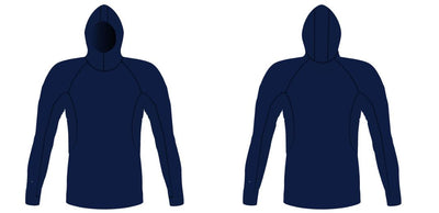 MEN AND WOMEN CUSTOM SNORKEL HOODIE LONG SLEEVE RASH GUARD Tuga