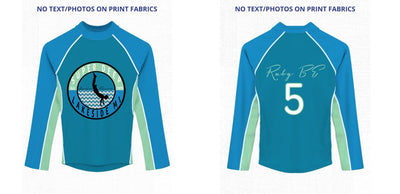 Custom Rash Guard (Kids, Women, Men) Long Sleeve Tuga